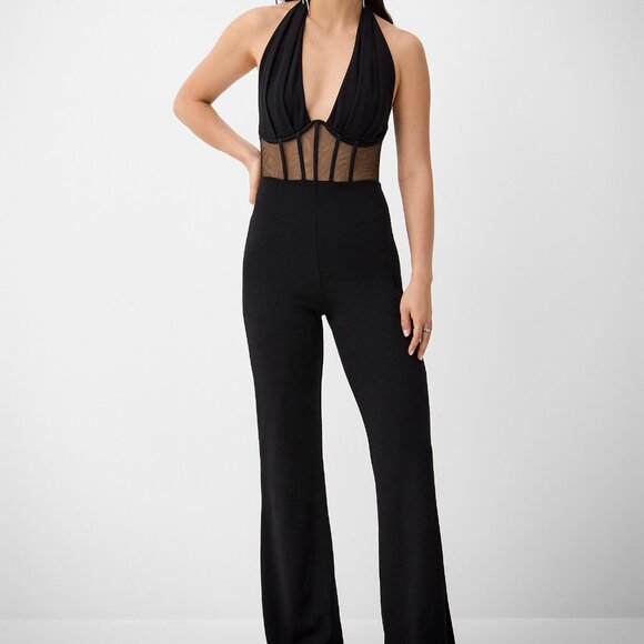 NWT Bustier Halter Jumpsuit - Picture 3 of 3